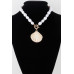 Pearl Seashell Toggle Necklace - CC-WH2002282