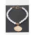 Pearl Seashell Toggle Necklace - CC-WH2002282