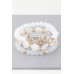 Multi Clover Crystal Bead Bracelet - CC-WH2002286