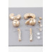 Multi Modern Earrings Set - CC-WH2002288