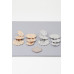 Triple Hammered Disc Earrings - CC-WH2002289