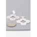 Textured Open Clover Drop Earrings - CC-WH2002291