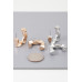 Geometric Cubic Hoop Earrings - CC-WH2002293