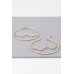 Bejeweled Snake Hoop Earrings - CC-WH2002294