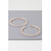 Teardrop Bejeweled Hoop Earrings - CC-WH2002296
