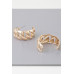 Curb Braid Chain Hoop Earrings - CC-WH2002298