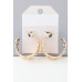 Curb Braid Chain Hoop Earrings - CC-WH2002298