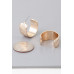 Abstract Cut Hoop Earrings - CC-WH2002299