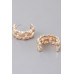 Twin Hearts Hoop Earrings - CC-WH2002302
