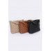 Faux Leather Braided Embossed Hobo Bag - CC-WH2002306
