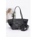 Faux Leather Braided Tote Bag - CC-WH2002311
