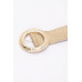 Hammeredmetal Buckle Metallic Stretch Plussizebelt - CC-WH2002317