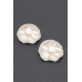 Rhinestone Faux Pearl Metal Earring - CC-WH2002326