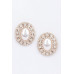 Faux Pearl Rhinestone Earring - CC-WH2002332