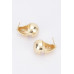 Metal Stone Tear Drop Earring - CC-WH2002345
