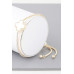 Stone Clover Box Chain Bracelet - CC-WH2002351