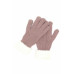 Faux Fur Cuff Smart Touch Knit Gloves - CC-WH2002365