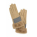 Two Tone And Stitch Lines Fauxfur Smarttouchgloves - CC-WH2002367