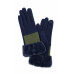 Two Tone And Stitch Lines Fauxfur Smarttouchgloves - CC-WH2002367