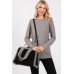 Fleece Trimmed Solid Tote And Crossbody Bag - CC-WH2002370