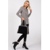 Fleece Trimmed Solid Tote And Crossbody Bag - CC-WH2002370