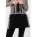 Fleece Trimmed Solid Tote And Crossbody Bag - CC-WH2002370