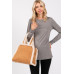 Fleece Trimmed Solid Tote And Crossbody Bag - CC-WH2002370