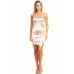 Solid Mini Dress With Bodycon Fit, Side Slit, And Spaghetti Straps