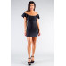 Convertible Off Shoulder Ruffle Sleeve Bodycon Mini Dress