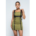 Stretchable Cotton Mini Dress