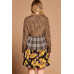Cheetah Print Button-down Collard Shirt Dress