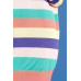 Multi-colored Striped Knit Sweater Dress