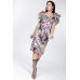 Puff Sleeve Bodycon Print Dress