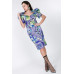 Puff Sleeve Bodycon Print Dress
