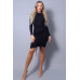 Sexy Long Sleeve Mock Neck Side Or Twist Ruching Dress