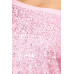 Sequin Wide Neck Boxy Mini Dress