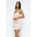 Round Hem Spaghetti Strap Mini Dress