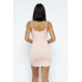 Round Hem Spaghetti Strap Mini Dress