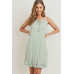 Ruffled Floral Sleeveless Dress