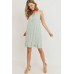 Ruffled Floral Sleeveless Dress