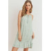 Ruffled Floral Sleeveless Dress
