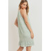Ruffled Floral Sleeveless Dress