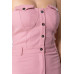 Strapless Button Down Mini Dress