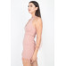 Pearl Trim Mesh Bodycon Dress