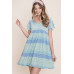Cute And Flirty Floral Printed Babydoll Mini Dress
