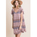 Cute And Flirty Floral Printed Babydoll Mini Dress
