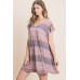 Cute And Flirty Floral Printed Babydoll Mini Dress