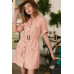 Drop Shoulder With Saist Tie Belted Dress
