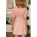 Drop Shoulder With Saist Tie Belted Dress