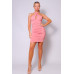 Halter Crossover Front Ruched Mini Dress